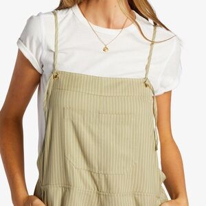 Billabong Striped Overalls